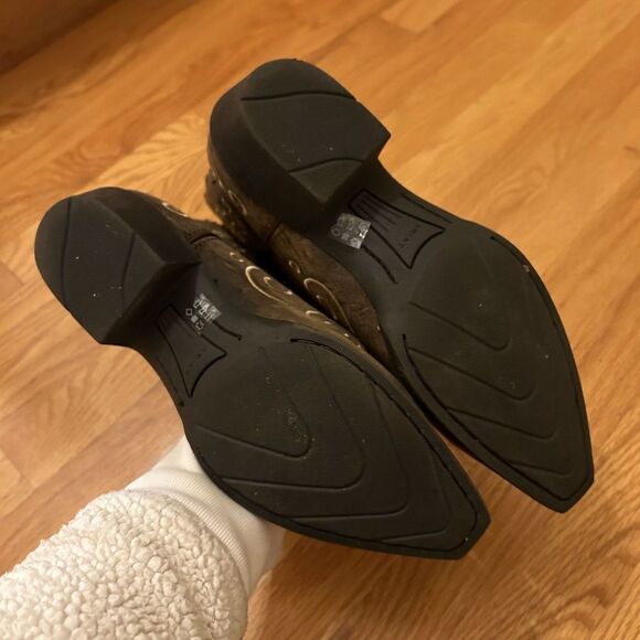 NEW ARIAT 4LR Technology Cowgirl Western Embroidered Brown Boots Size 6 - Picture 6 of 11